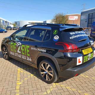 Our learner driver car