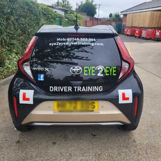 Our learner driver car